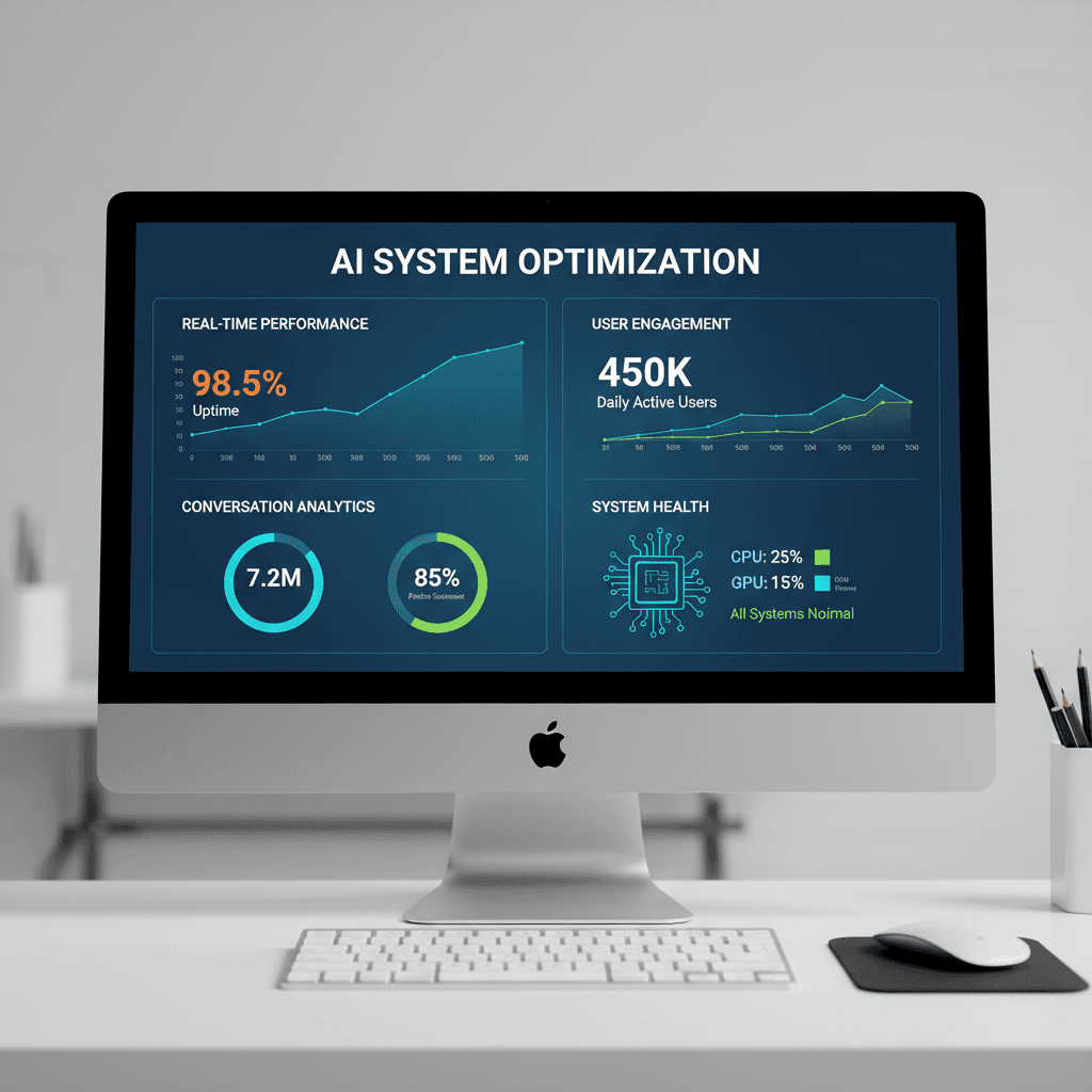 Reporting dashboard with response time metrics and operational analytics
