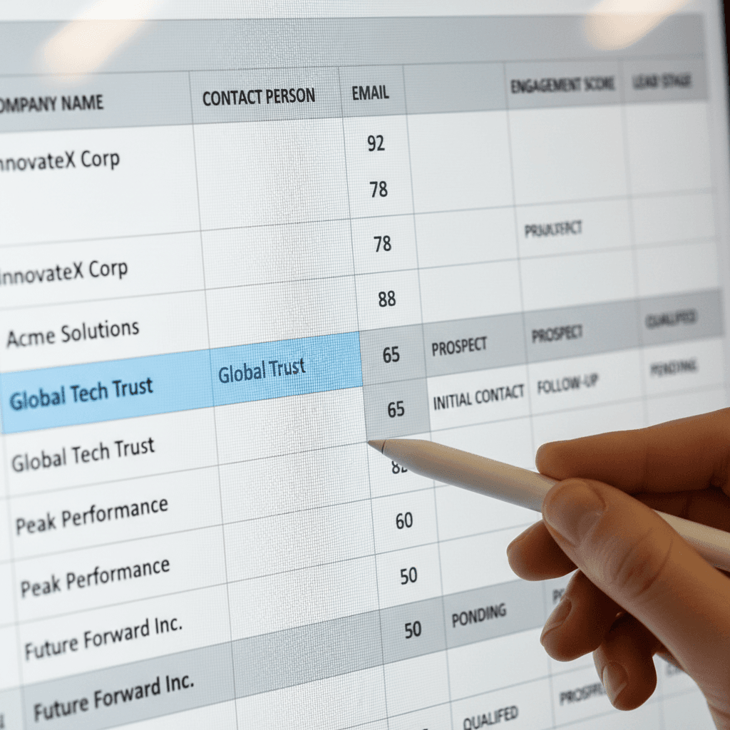 Centralized customer data organization system with detailed profiles